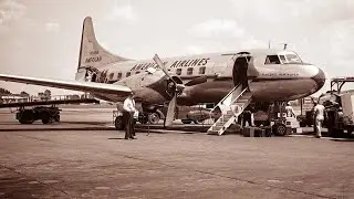 Convair 240, o primeiro bimotor pressurizado na hist&oacute;ria da avia&ccedil;&atilde;o.