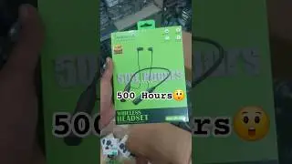 Surpass PL-400 / 500 Hours😲 Charge Backup Neckband //#new #shortsfeed #neckband /