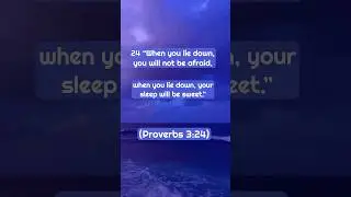 Proverbs 3:24 - Bible Verses For Sleep - Sleep With God's Word - #sleepwithgod #bibleversesforsleep
