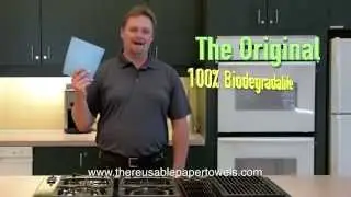 The Original 100% Biodegradable Reusable Paper Towels