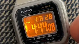 Замена батареи подсветки Casio B650W и устранение плохого контакта подсветки