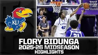 Kansas' Flory Bidunga Midseason Highlights | 2025-26 Big 12 Men's Basketball