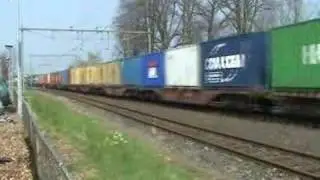 veolia cargo intermodal with now ex Rail4chem diesel loco!!!