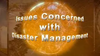 Issues Concerned with Disaster Management