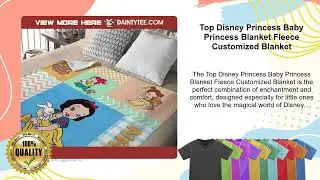 Top Disney Princess Baby Princess Blanket Fleece Customized Blanket