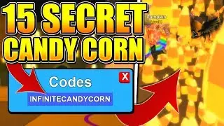 15 SECRET CANDY CORN CODES IN ROBLOX MINING SIMULATOR!