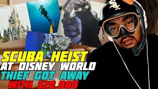 Scuba Heist At DISNEY! Man In Scuba Gear ROBBED Restaurant For $20,000 ESCAPED Into Pond