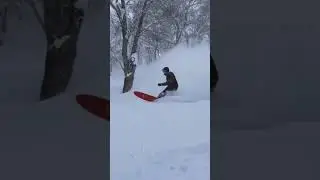 Snow Surfing with the Powder Hounds!