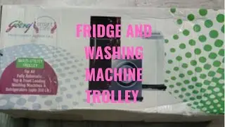 Godrej multi utility trolley for fridge and washing machine ll Unboxing ll with leeja