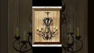 Hand Made Scrolled Bedroom Wrought Iron Chandelier