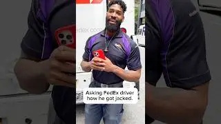Asking FedEx driver how he got jacked. #fedex #nyc #workout #bodybuilding #pullup #funny