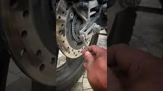 Day 16: Motorcycle Maintenance | How to adjust chain slack of your motorcyle DIY? #shorts