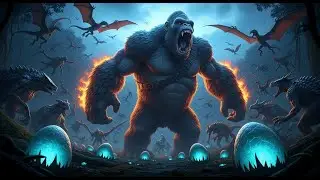 Deadly Breeding Season: Kong Battles the Prehistoric Monster Horde | 4K Short Film