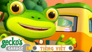 Gecko Giải Cứu Thảm Họa Cắm Trại | Xe TảI Dành Cho Trẻ Em | Gecko’s Garage Tiếng Việt