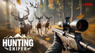 Animals Hunting With 11X Scope In Wild Gameplay 🔴Live