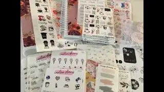 Big Sticker Haul- NaomiLoveDesigns/HarrietWrightDesigns/CarleaPlans/SaucyStickersCo/HelloPetitePaper