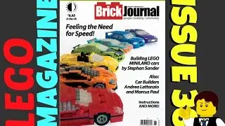 BRICK JOURNAL ISSUE # 38 FLIP THROUGH! LEGO MAGAZINE REVIEW