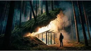 No One Saw Him Working, But a Modern Home Appeared Beneath the Forest Floor