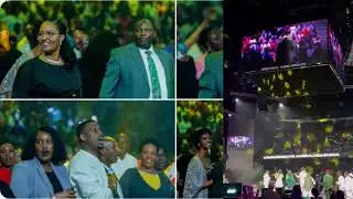 Byizaa!Reba Israel Mbonyi Yanditse Andi Mateka muArena/Apotre Mignone n'Umuvugizi wa ADEPR bafashijw