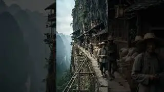 Living on the Edge: Traditional Mountain Life in Rural China ⛰️ #unseenchina  #chinatravel