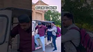 OFFLINE VS ONLINE RICKSHAW 😂 #indrive #yango #uber #careem #shorts #funny #reels #tiktok #relatable
