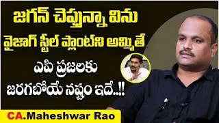APPF CA Maheshwar Rao About Vizag Steel Plant Privatization Issue | APPF CA Maheswar Rao Interview