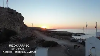Rizokarpaso End Point, Karpas Peninsula, Cyprus by Drone