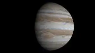 Rotation of Jupiter (3D model)