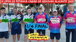 III OPEN DE PETANCA CIUDAD DE REDOVAN ALICANTE 2025