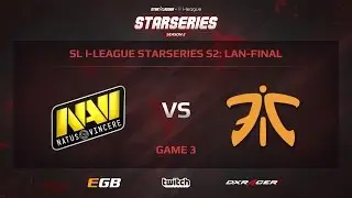 Na`Vi vs Fnatic, Game 3, SL i-League StarSeries S2, LAN-Final
