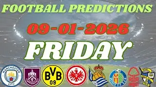 FRIDAY SAFE BETTING PICKS [09/01/2026] | Today's Football Prediction to Stake and Win #prediction