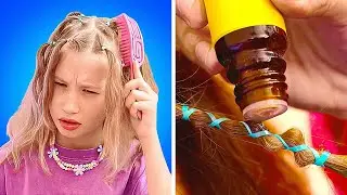 💇 Hey Kids, 😍 Do You Know How To Deal With Tangled Hair? 🪮