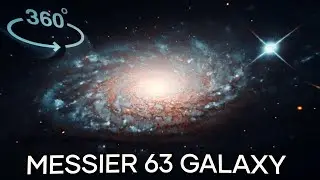 360&deg; VR: Journey into Messier 63 (The Sunflower Galaxy) [4K]