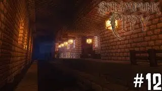 Minecraft Steampunk City - Let's Build It! #12 [Train Station]