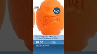 Chuckit! Dog Balls - Interactive Dog Toys, High-Bounce Fetch Ball