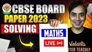 CBSE Class 10 Maths Board Paper 2023 Solution ✍️ | Rajiv Sir