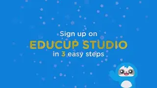 Sign up on Educup Studio in 3 easy steps | TUTORIAL EDUCUP STUDIO
