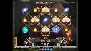 Elements The Awakening video slot. Fire Bonus Х285