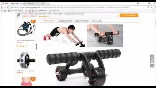 IPRee&trade; 3 Wheels Abdominal Roller Ab Muscle Fitness Workout Training System Gym Exerciser