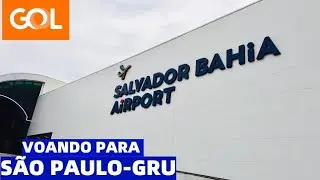 AEROPORTO DE SALVADOR- BA - VOANDO PARA SÃO PAULO-GRU COM A GOL  NO BOEING 737-800 -   TRIP REPORT
