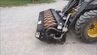 2011 John Deere Worksite Pro VR73C vibratory skid steer roller | no-reserve auction June 8, 2017