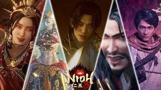 Nioh 3 - All Boss Fights & Ending (JP Dub) SPOILERS Ahead
