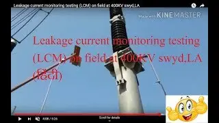 Leakage current monitoring testing 💡(LCM) |3rd Harmonic Leakage Current Measurement Surge Arresters