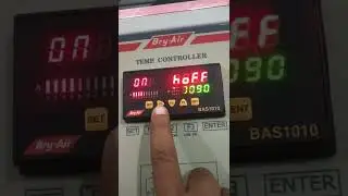 BRY-AIR TEMP CONTROLLER SETTING.