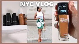 VLOG: Prep for Girls Night+ NYC subway+ Pop-Up shop + Vegan Restaurant