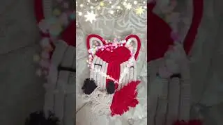 Macrame fox 🦊 || New macrame design || Nursery decor ideas #shorts #diy #trending