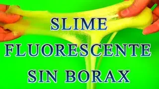 Manualidades: SLIME CASERO SIN BORAX amarillo fluorescente MOCO DE GORILA  - Manualidades Ahora