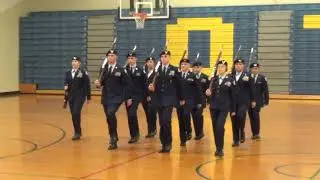 OTHS AFJROTC Armed Drill Team 1, 14 Feb 2019