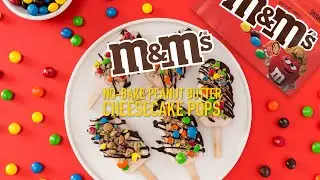 M&M'S No Bake Cheesecake Pops