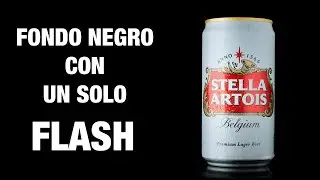 Fotografía de producto en fondo negro con un solo FLASH | Fotografía de producto con un solo FLASH